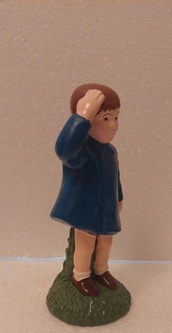Jon Jon as a 3 year old boy, John Fitzgerald Kennedy Jr. at his father's funeral ~  c2002  - 20 years old - Ceramic NOS
