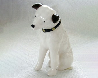 A Vintage mint 2-1/2" Nipper Victor Edison Dog Ceramic ~ Figurine NO Printed Box - Style #743F-NP
