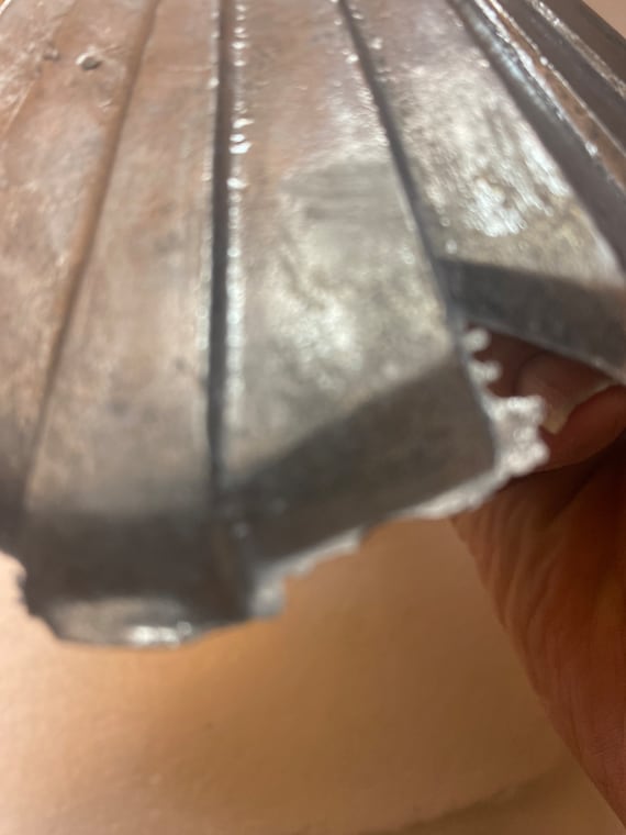 Pyramid base that has Not Been Sanded for your craft projects 6" dia USA made