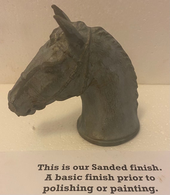 A Vintage Metal Horse or Colt Bust bottle opener in several finishes, 4-1/2 inches tall,  Made in USA