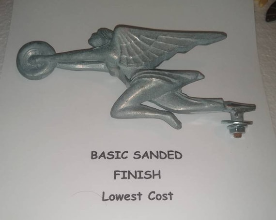 A Metal Topper of a 1930s Art Deco Packard Re-issue Auto Car Hood Ornament  Mascot in several Finishes, USA Made 