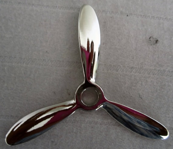 s sold each Art Deco DC-3 Airplane lamp stainless steel replacement propeller 