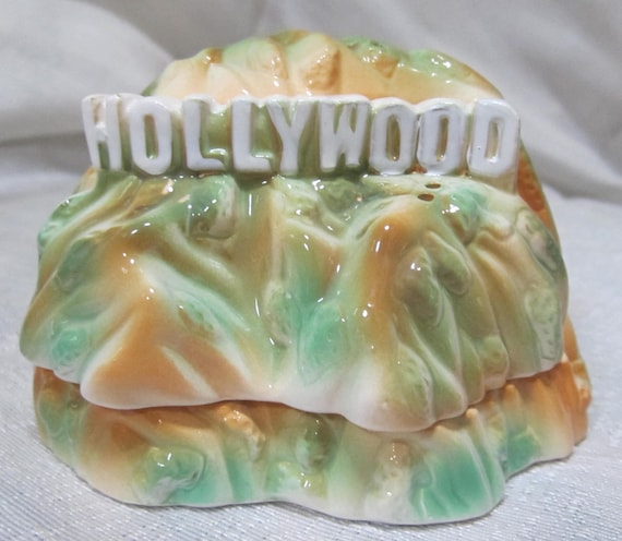Hollywood Sign on the Mountain Salt n Pepper Shaker ~ Style 335