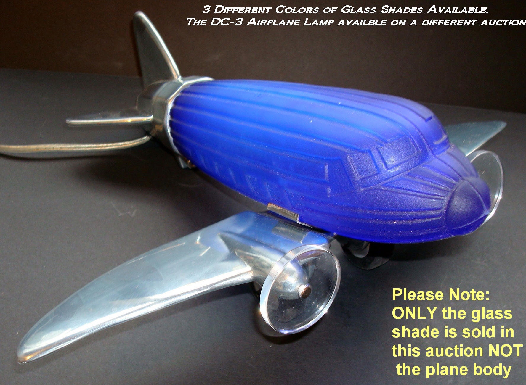 Vintage 70 s Sarsaparilla Deco Designs DC 3 Airplane Replacement