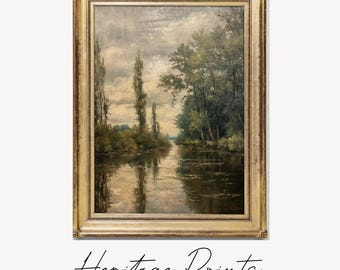 Vintage Landscape Painting