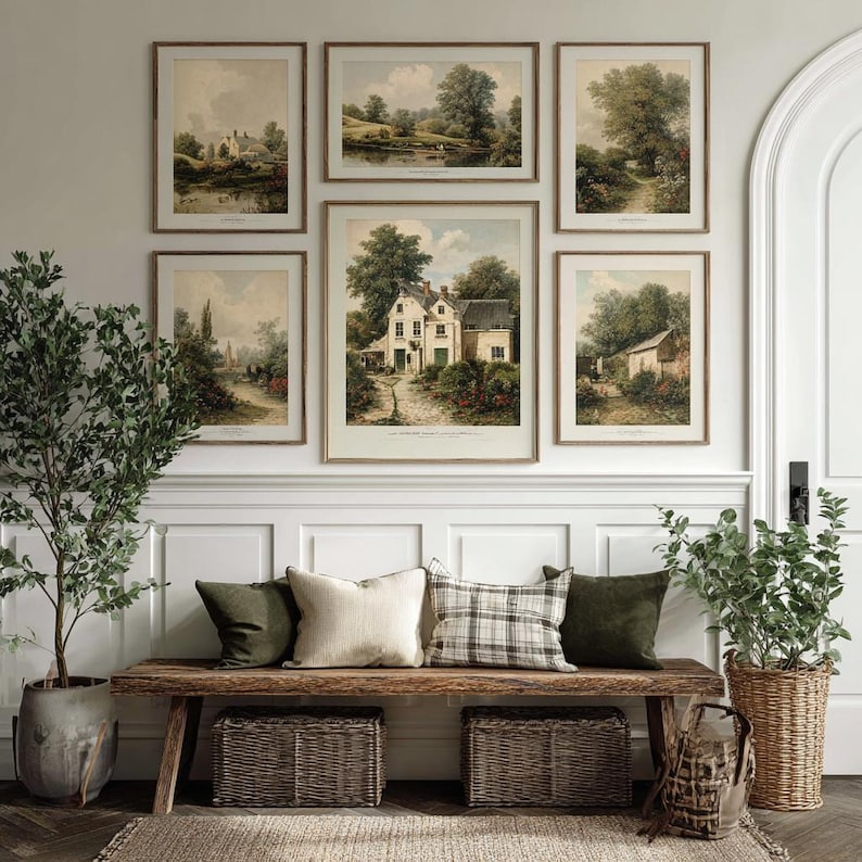 350+ French Country Vintage Art Prints: Rustic Gallery Wall (digital ...