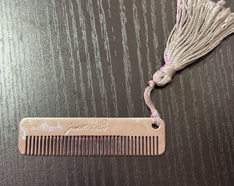 Vintage Judith Leiber Made in Italy Mini Kamm mit Quaste Haarschmuck