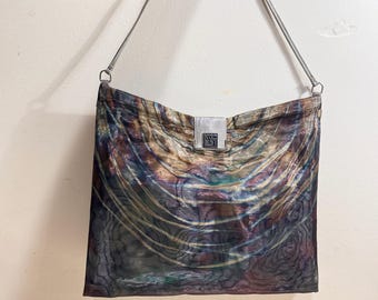 Borsa a tracolla trasparente multicolore da donna della collezione Opera di BSc Art