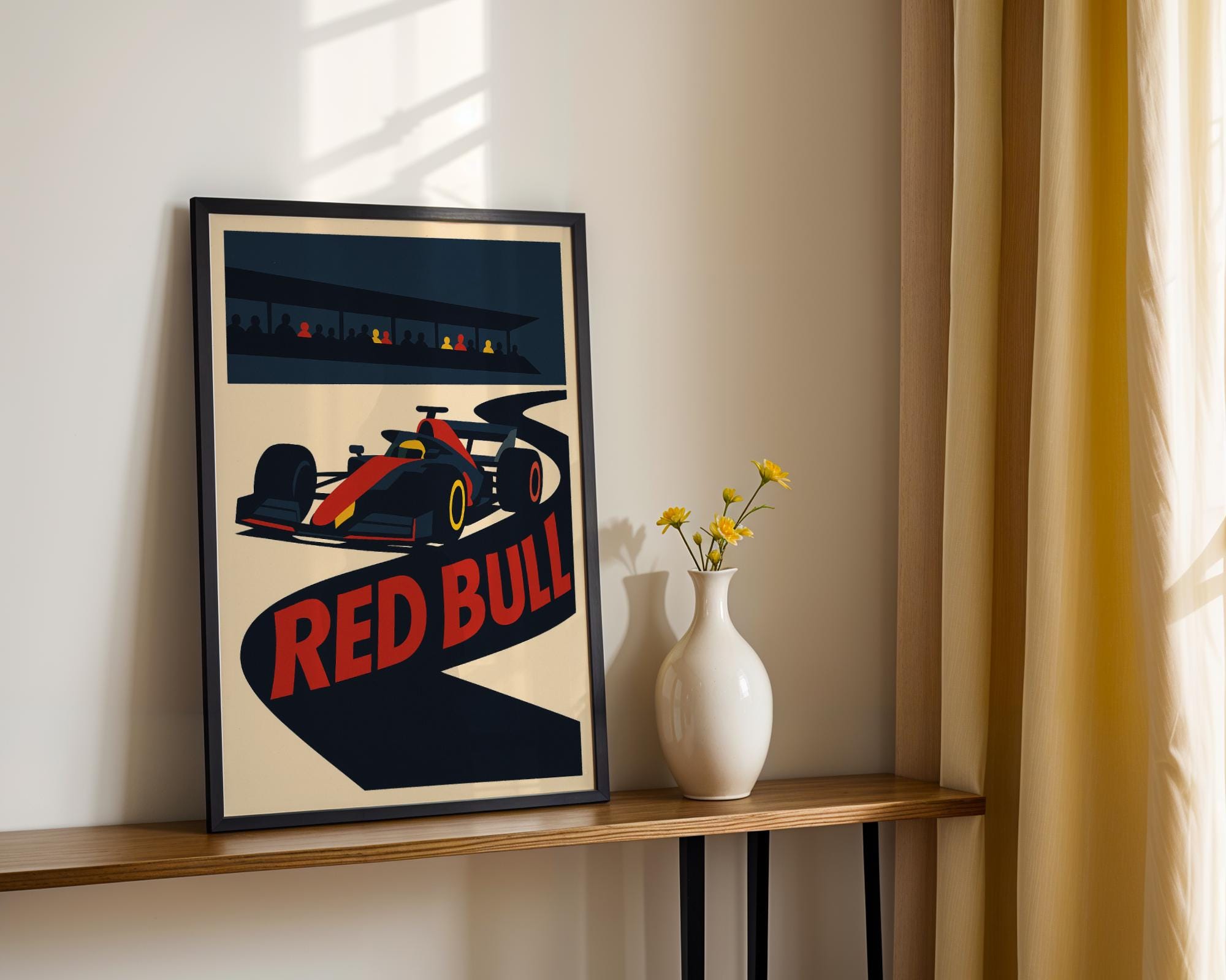 Cristmas Rd Bull Racing Red Bull F1 Poster | F1 Father's Day | Birthday Present Christmas Gift ...