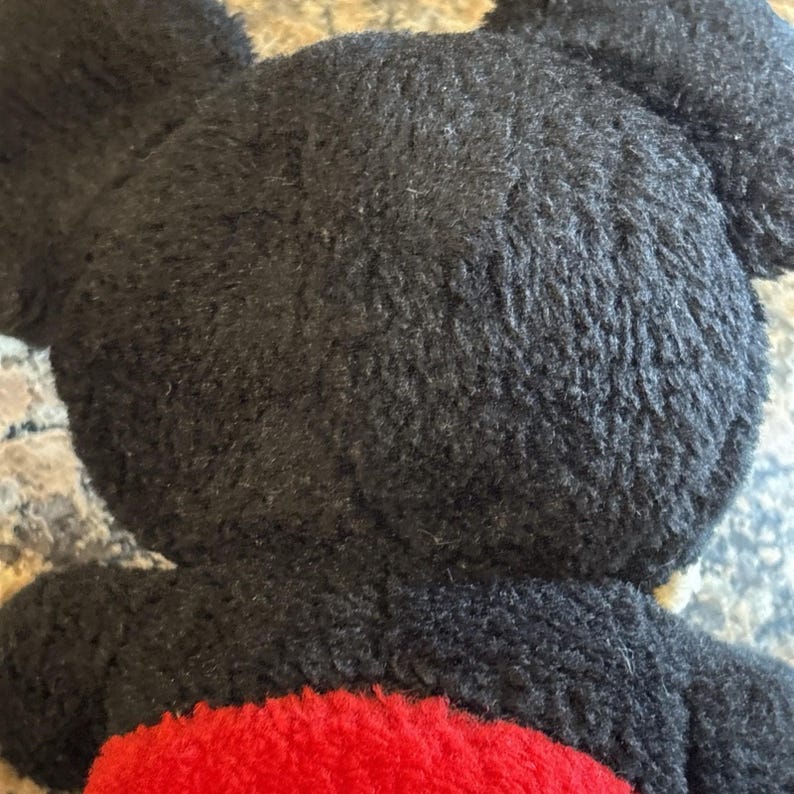 Vintage Disney Mickey Mouse 11 Inch Plush Made In Taiwan 1970-1980s image 12