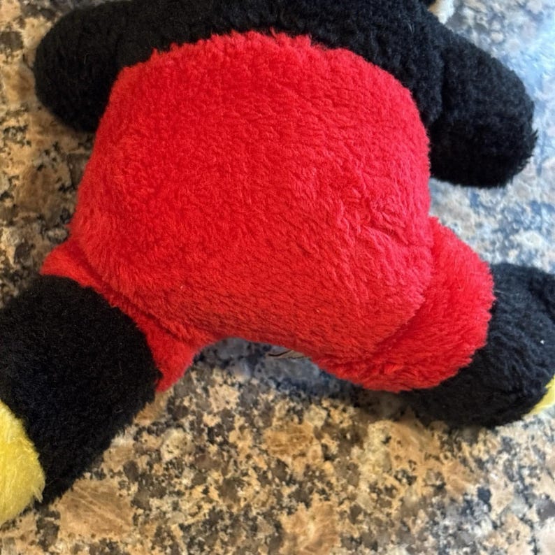 Vintage Disney Mickey Mouse 11 Inch Plush Made In Taiwan 1970-1980s image 9