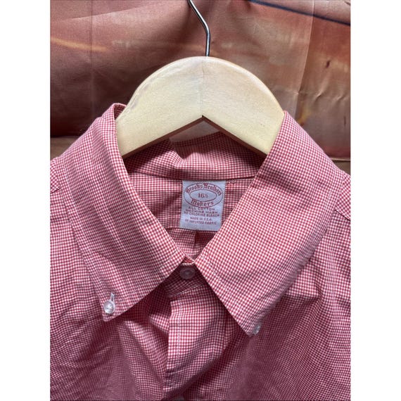 Brooks Brothers, Vintage 80s 90s Brooks Brothers Makers Gingham Shirt Made in USA Men's 16.5 RG