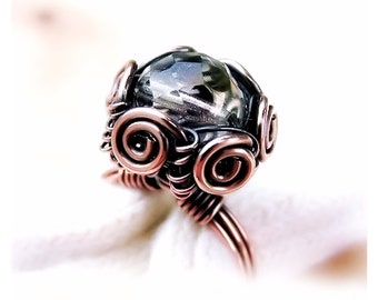 Wire Wrap Lesson Basket Ring Jewelry Tutorial PDF