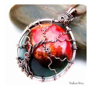 Wire Wrap Lesson Sleeping Tree of Life Pendant Tutorial