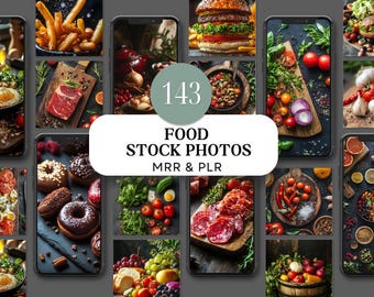 143 Food Stock Photo Instagram Story Template | Restaurant & Blog Visuals | Social Media Food Content