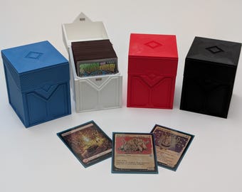 MTG Commander Deck Box: Magnetic Closure, 100 card TCG Storage, EDH Deck, Magic The Gathering