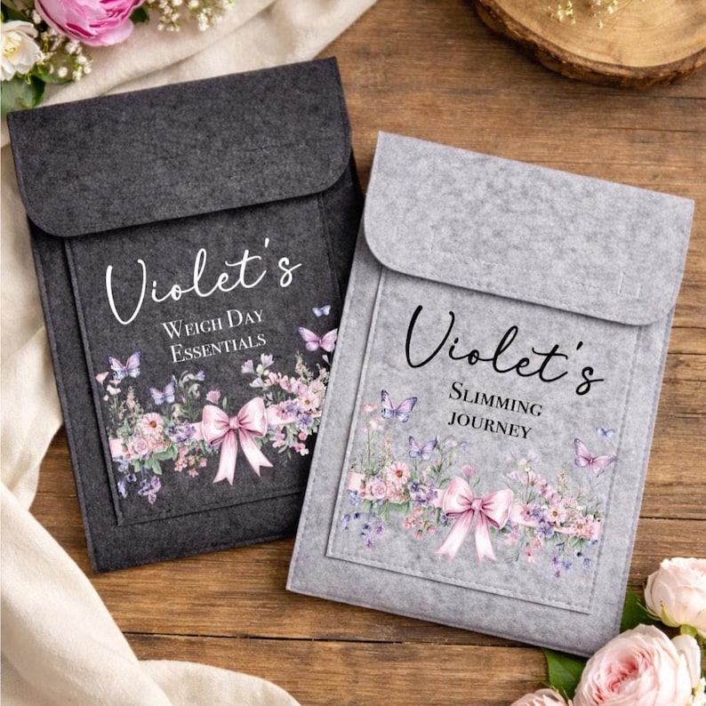Carpeta de pesaje, bolsa personalizada para adelgazar, propósito de Año Nuevo, Weight Watchers imagen 2