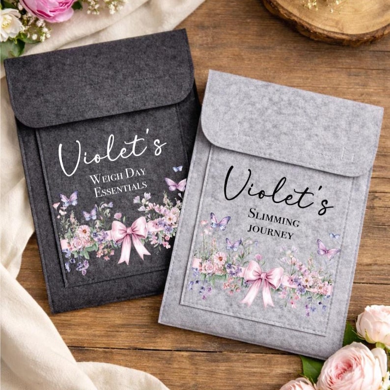 Carpeta de pesaje, bolsa personalizada para adelgazar, propósito de Año Nuevo, Weight Watchers imagen 3