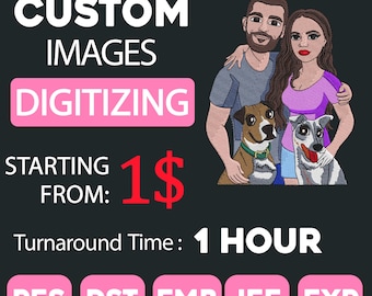 Custom Photo Embroidery Digitizing: Personalized Design for Gifts