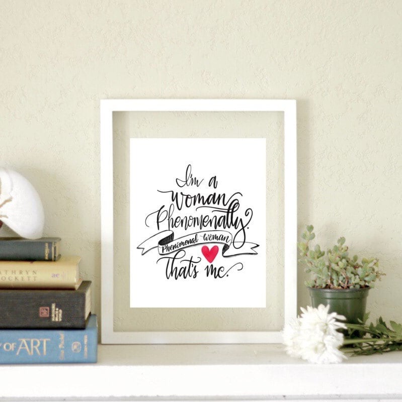 Phenomenal Woman Digital Download Print at Home SVG JPG Maya Angelou ...