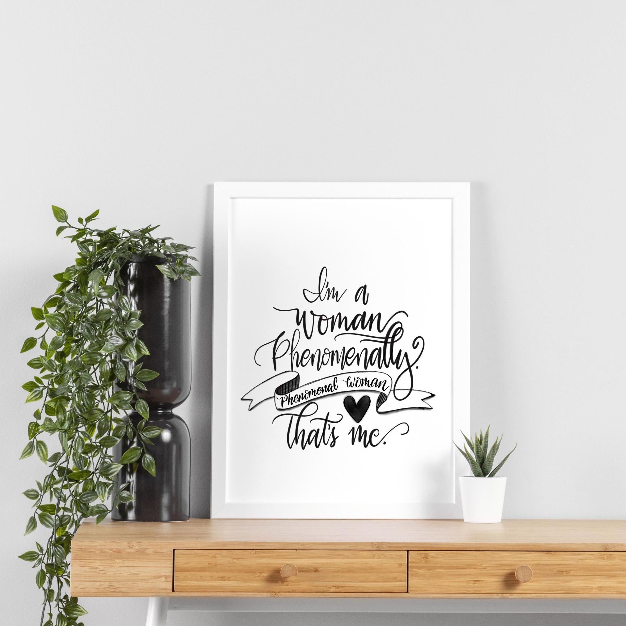 Phenomenal Woman Digital Download Print at Home SVG JPG Maya Angelou ...