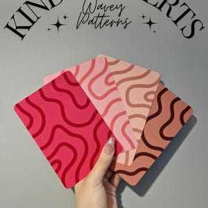 Kindle Inserts | Wavey Patterns | Kindle Case Accessories image 1