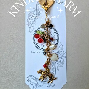 Kindle Charm | Kindle Accessory | Cherry Leopard