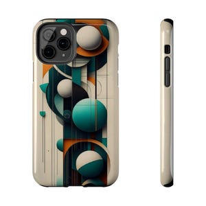 Abstract Art Tough Phone Case: Durable Lexan Plastic, Shock Absorbent
