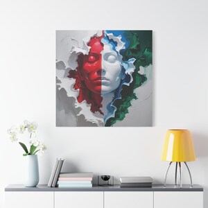Colorful Abstract Canvas Art Print - Modern Wall Decor & Gift for Art Lovers