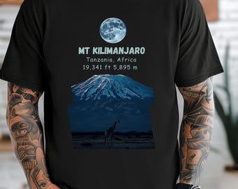 Kilimanjaro Summit-T-shirt: wandelcadeau voor klimmers