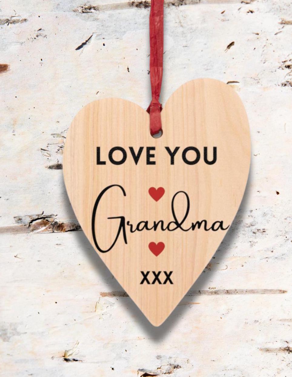 Gift For Grandma Ornament, I Love You For All The Times You Are The World Love From Kid 1666683995794618