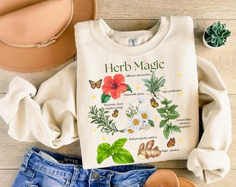 Herbology Plants Sweatshirt: Botanical Gardening Pullover