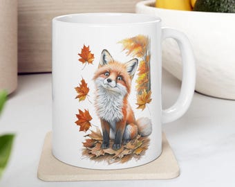 Fall Vibes Ceramic Mug Fall Coffee Cup, Seasonal Tea Mug, Cozy Hot Chocolate Mug, Thanksgiving Gift, Holiday Drinkware, Gift for Halloween