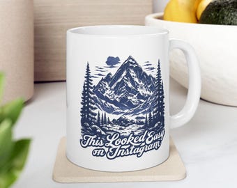 登山家やハイカーへのギフト、サミットセラミックマグ、冒険愛好家向けコーヒーカップ、アウトドア探検家向けティーマグ、自然愛好家向けキャンプ用ドリンクウェア