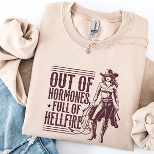 Menopause Sweatshirt, Menopause Gift Idea Crewneck Jumper, Menopause Humor Top for Friend , Sister Menopause Awareness Apparel Gift for Her