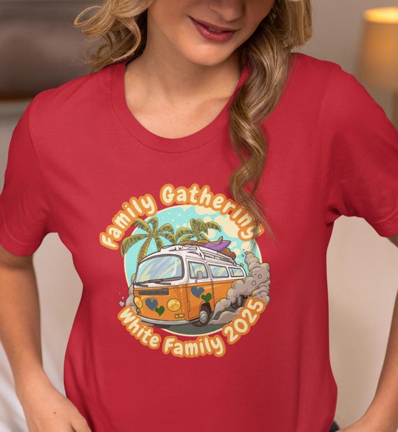 Camisetas personalizadas para reuniones familiares: camisetas