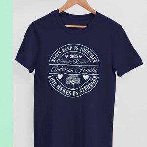 Custom Matching Family Reunion Shirt,  Personalized Family Reunion T-Shirts, Family Gathering Tee Family Vacation Top Family Matching Tee