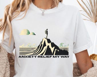 更年期障害の不安を和らげるマインドフルウォーキングTシャツ（彼女へのギフト）