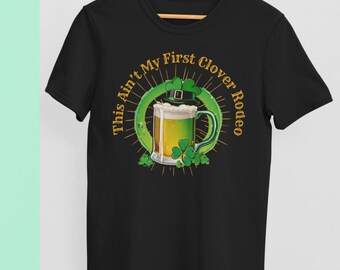 Lucky Shamrock T-Shirt Irish St Patricks Day Shirt Fun St Paddys Sheningans St Pattys Shirt Shamrock Tee, süßes St Pattys Shirt Geschenk für ihn