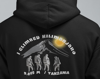 キリマンジャロに登りましたパーカー、ハイキングスウェットシャツギフト