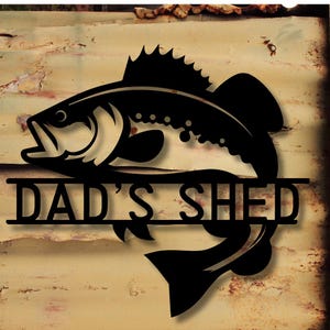 Custom Metal Workshop Sign, Dad Gift, Custom Shed Sign, Personalized Man Cave Decor ,Fathers Day Gift, Gift for Dad Gift for Grandpa