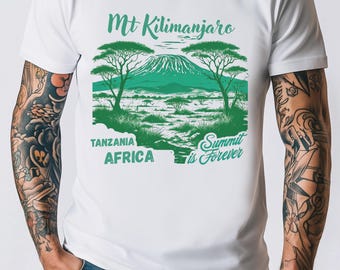 T-shirt Kilimanjaro Summit, wandelcadeau Tanzania