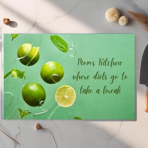 Tempered Glass Cutting Board, Charcuterie Board, Serving Tray, Challah Board, Fruit Decor, Chopping Board Mother&#39;s Day Gift, Housewarming