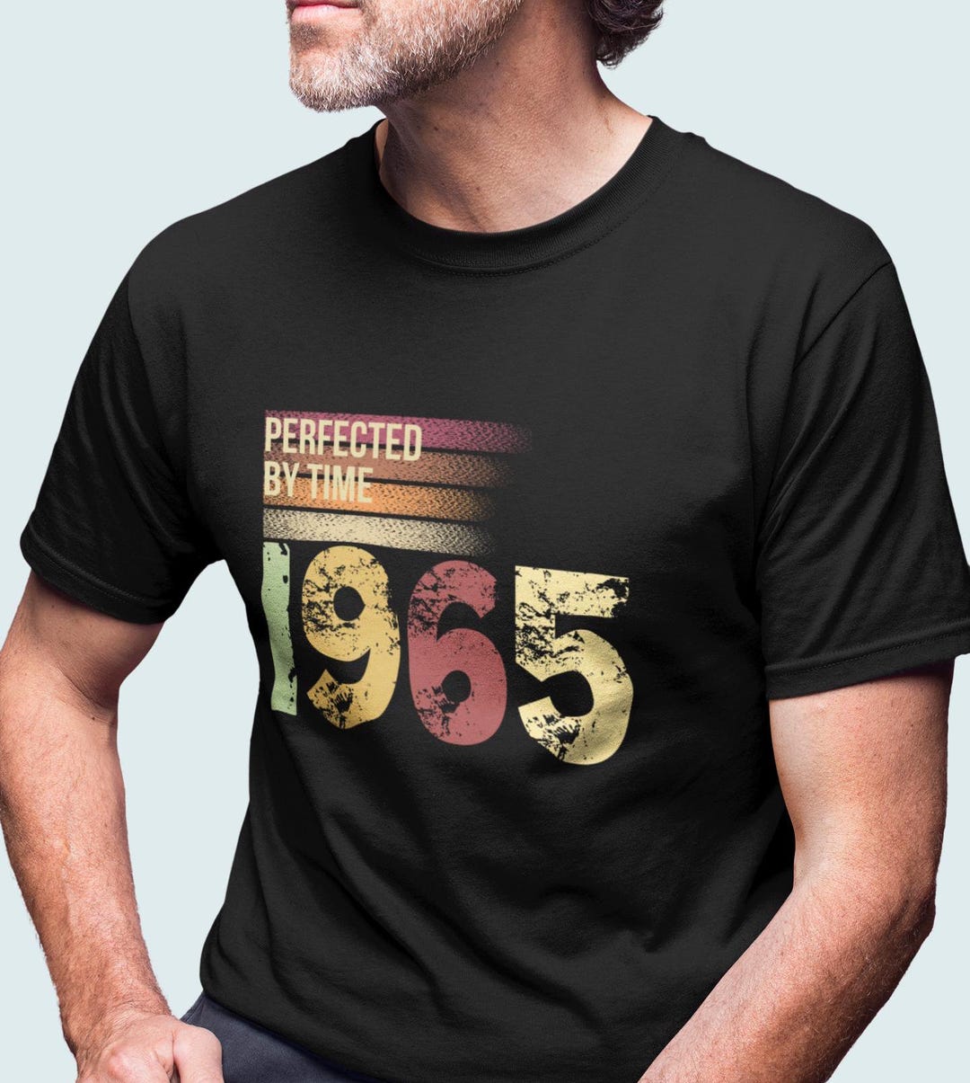 T-shirt Homme - Anniversaire 61 Ans - Vintage fabriqué en 1965