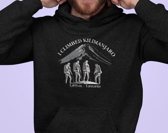 I Climbed Mount Kilimanjaro-hoodie: wandelcadeau