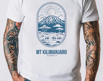 キリマンジャロ登頂Tシャツ：登山家へのハイキングギフト