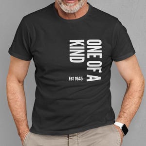 80th Birthday T-Shirt Gift for Men ,80th Birthday Gift for Dad, 80th T Shirt, Milestone Birthday Gift, Custom Age Shirt, Vintage 1945 Shirt