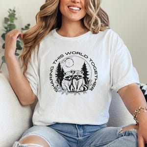 Raccoon T-shirt Protect  Wildlife Raccoon Shirt Cute Animal Tee,  Gift Idea for Animal Lovers, Racoon Shirt for Men and Women, Racoon tShirt
