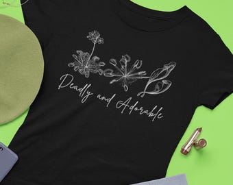 Venusfliegenfalle Grafik Tee: Fleischfresser Pflanze T-Shirt