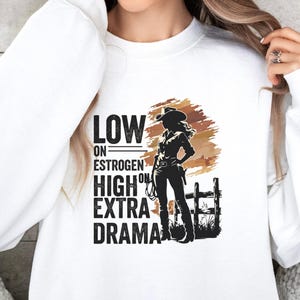Menopause Humor Sweatshirt: Cozy Cotton-Blend Crewneck Jumper
